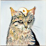 Cat Tile- Cat & Mouse Cat Tile- Cat & Mouse