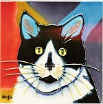 Cat Tile- Bootie Cat Tile- Bootie