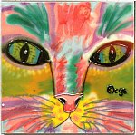 Cat Tile- Samantha Cat Cat Tile- Samantha Cat