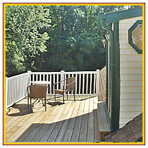The Suite's private balcony