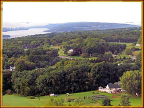 The view from the main gazebo