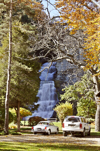 Glenora Falls in Autumn