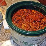 A pot of chili